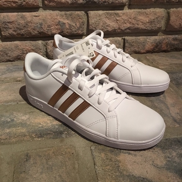adidas Shoes - Adidas | Baseline K Rose Gold Sneakers NIB